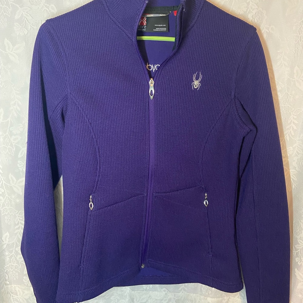 Spyder Core Sweater in Vibrant Purple